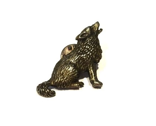 Przypinka myśliwska do kapelusza - wilk