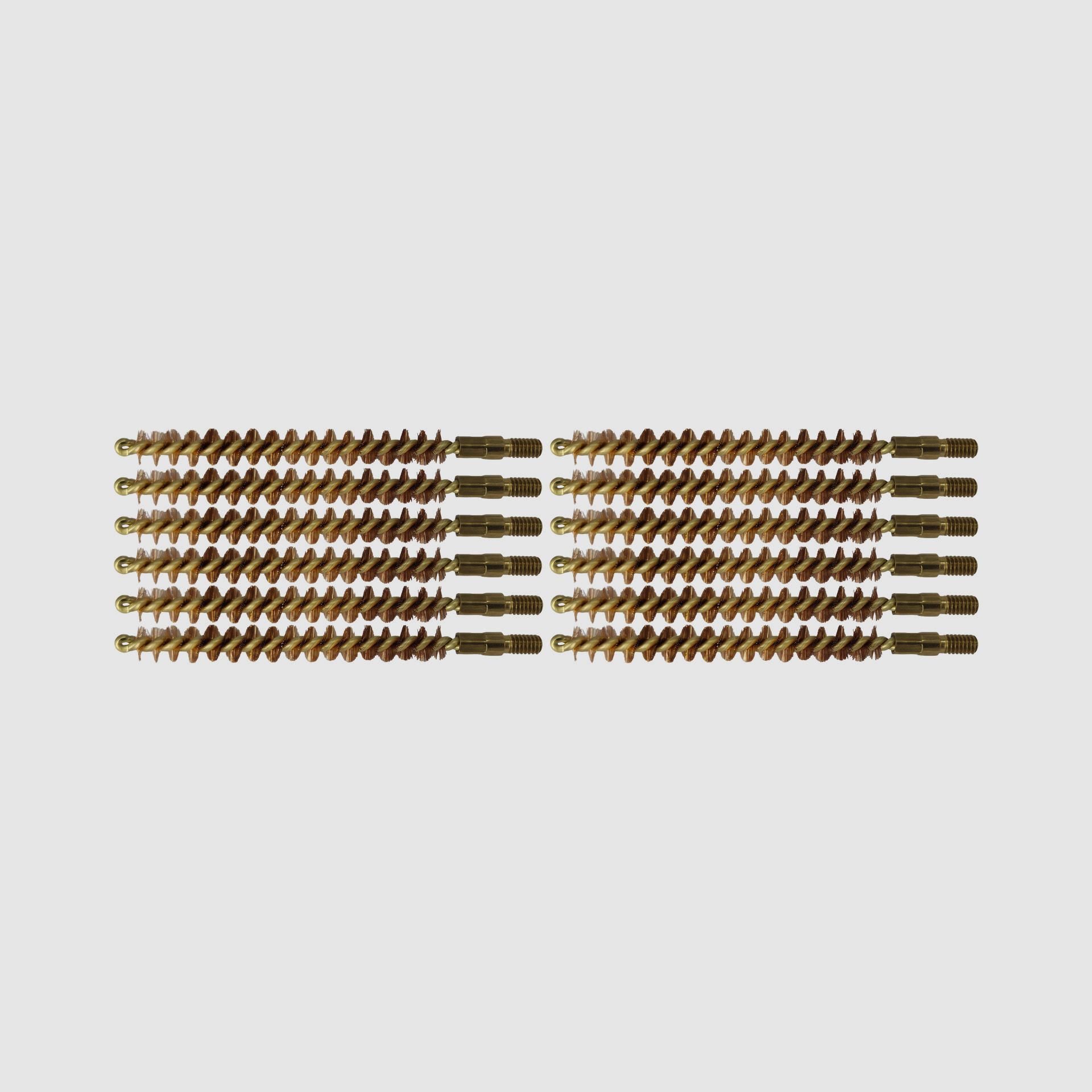 12 mosiężnych szczotek czyszczących 6,5 mm karabin