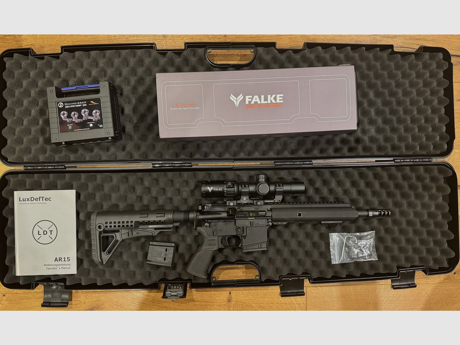 LDT15 L4S - sportliche Verwendung möglich inkl. FALKE 1-8x24 TAC