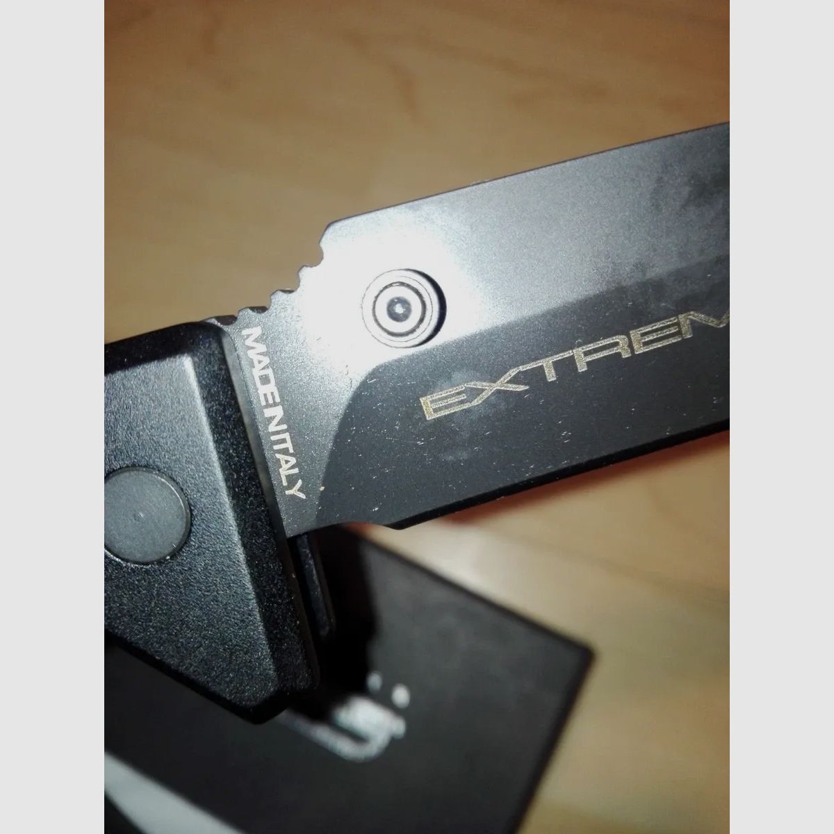 Wyprzedaż! Extrema Ratio Fulcrum II D nóż składany, czarny, nowy, z paragonem