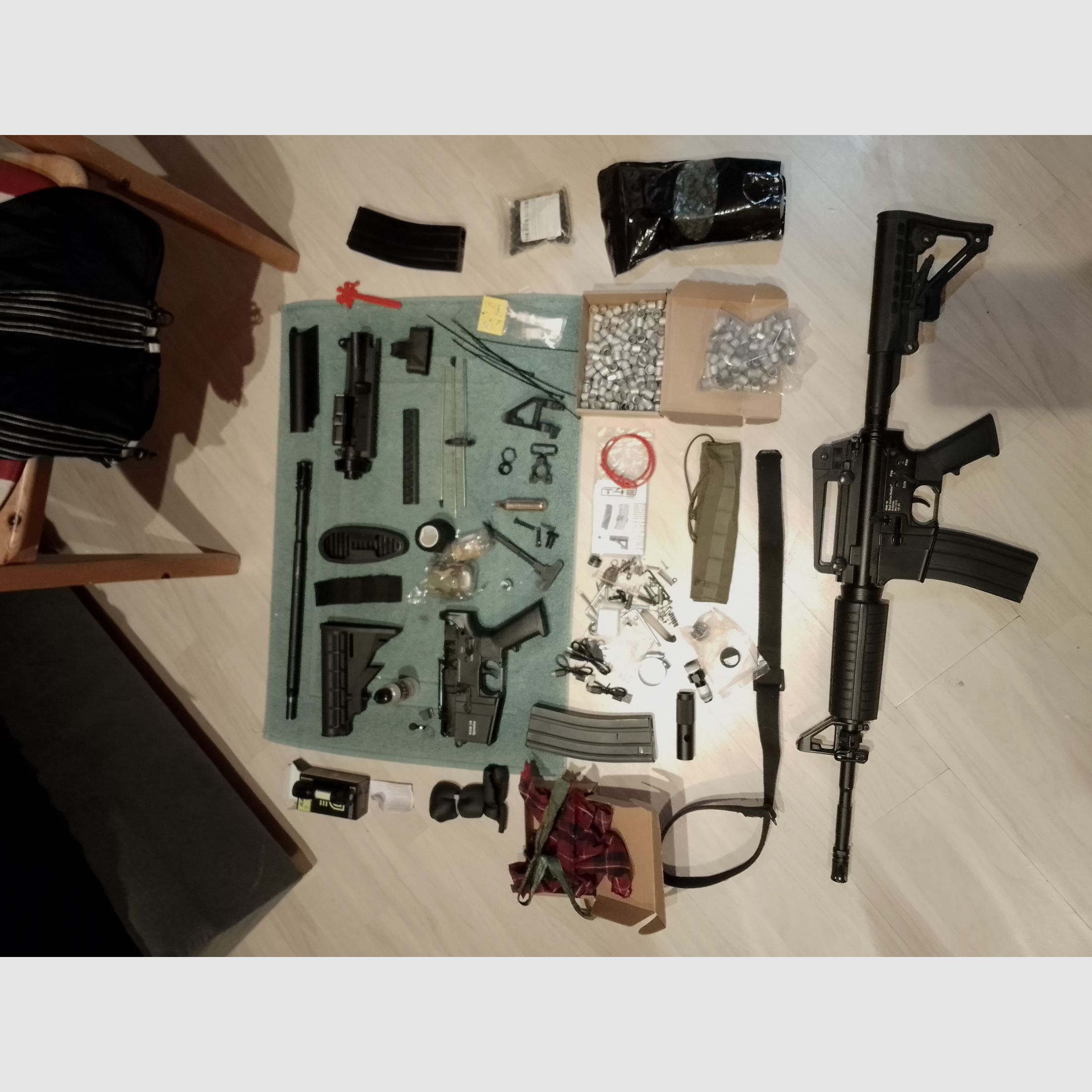 Letzte Chance! 2  .43 RAM Makierer Sturmgewehr 1R Gewehr Umarex CO2 Druckluft Set Sammlung Bastler Tausch inzahlungsnahme PCP Luftgewehr Pressluft Home Defense Festpreis 