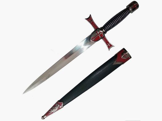 Templar Film Dagger with Decoration