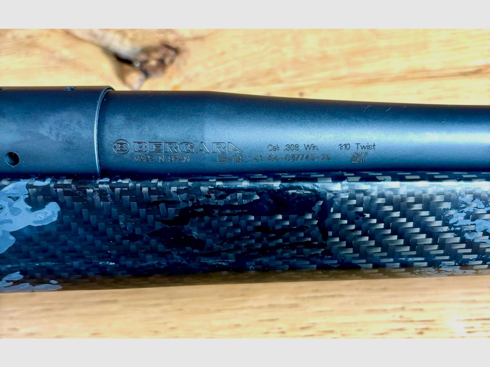 Bergara B14² CREST Carbon - Kal .308Win mit geflutetem Cerakote™ Sniper Grey Lauf