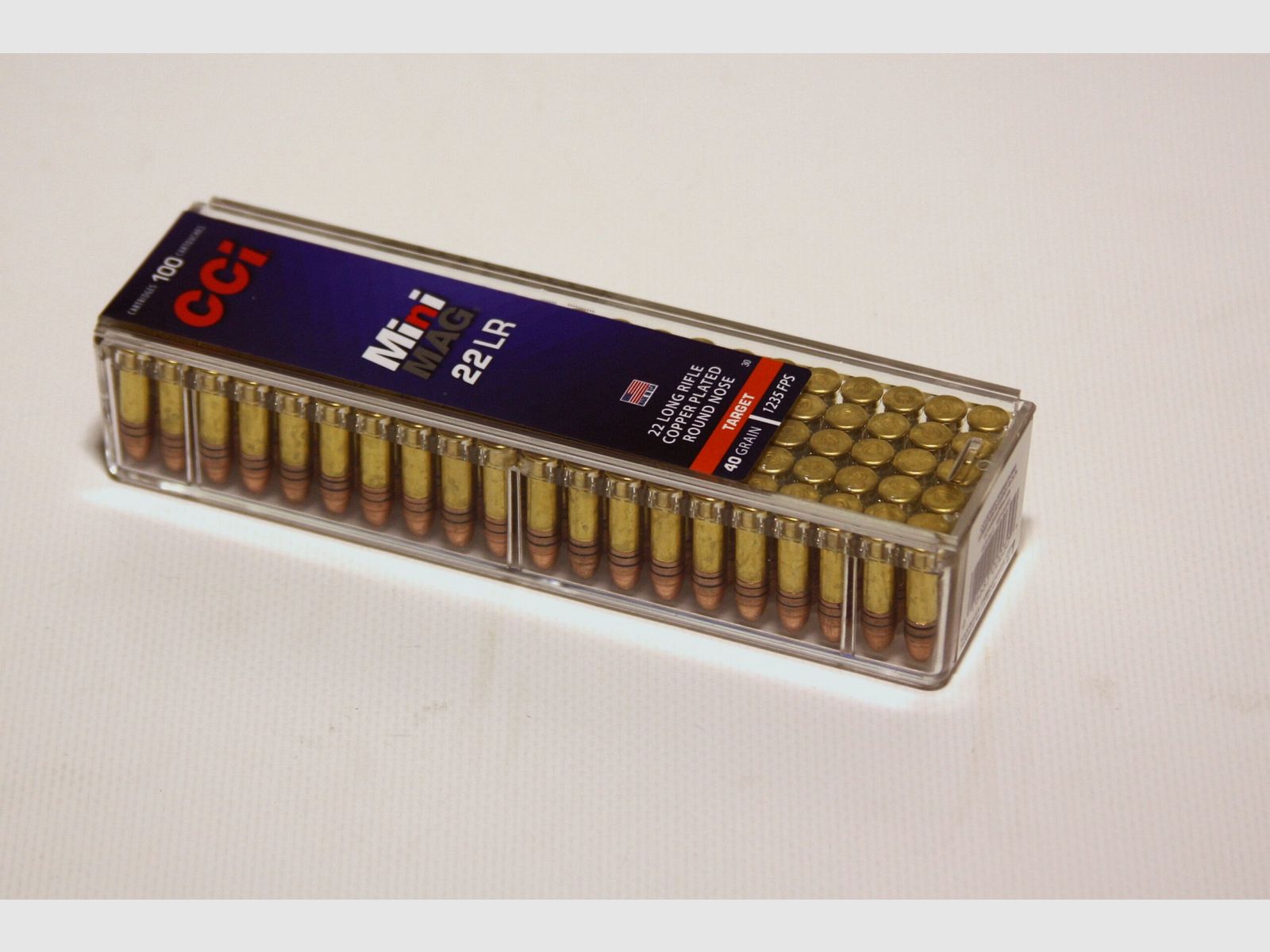 CCI Mini Mag, Target 22 LR, CL-RN, 40 gr., 100 pz.
