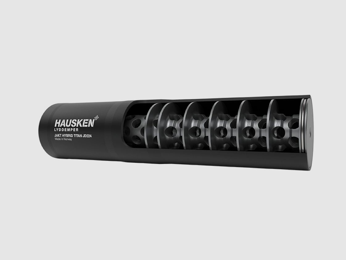 Hausken 2429854 Silencer JAKT JD224TI HYBRID TITAN Caliber .30/.308 -30 dB