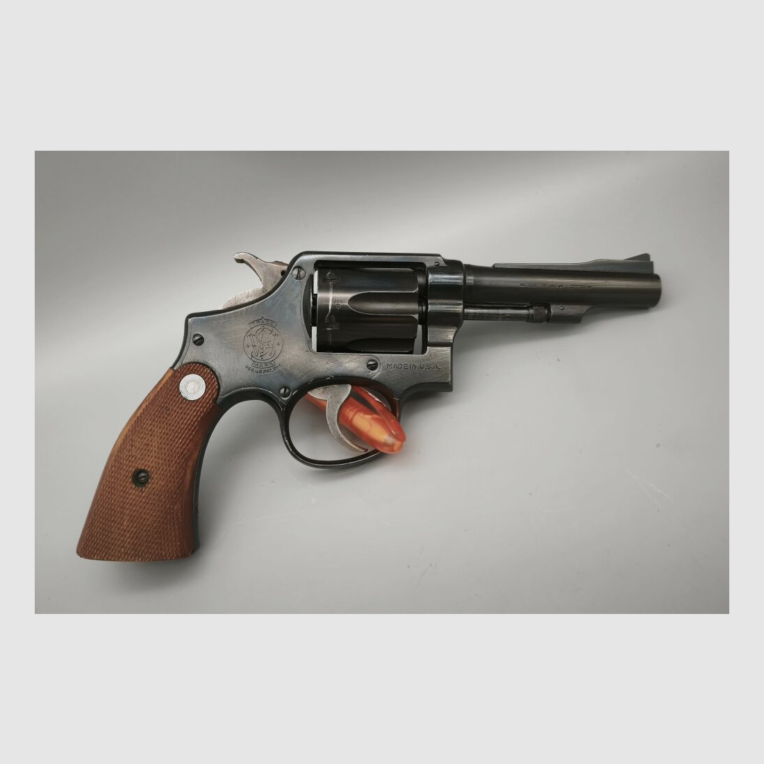 Smith & Wesson S&W Victory Revolver .38Special umgebaut bei Parker Hale .38Special