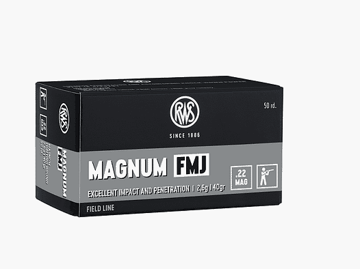 RWS Magnum FMJ .22 Mag 2,6g