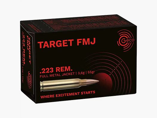 GECO Geco .223 Rem Cible FMJ 3,6 g