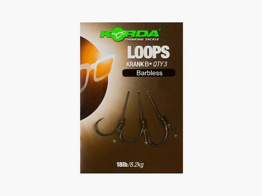 Montage Korda Loop Rigs Krank Größe 4 18lb