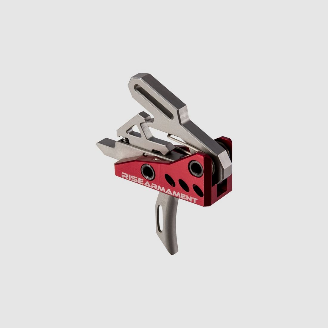 RISE ARMAMENT AR-15 RISE ARMAMENT ADVANCED PERFORMANCE TRIGGER À UNE ÉTAPE DROP-IN 3.5LB ARGENT, image 1 sur 5