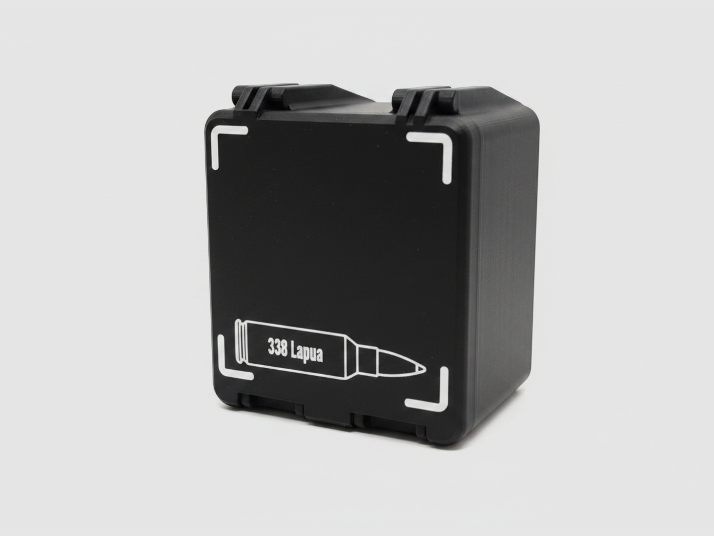 Filamelt Munitionsbox / 338 Lapua Magnum / 'Klapp- / Rastdeckel' / Patronenbox, Ammo Box