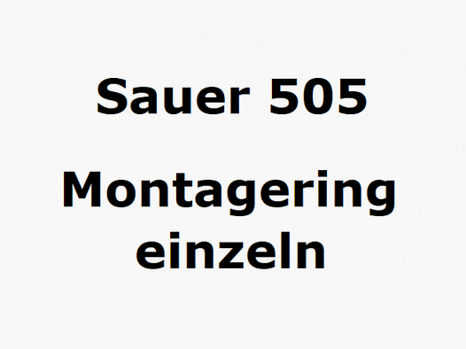 Sauer Montagering für 505