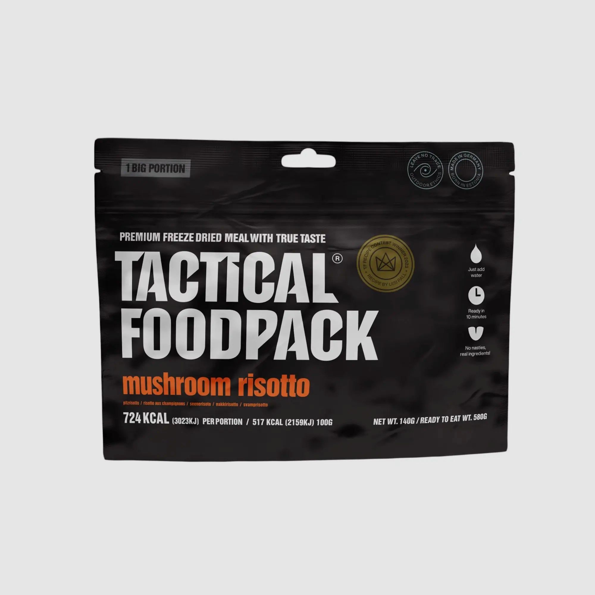 Tactical Foodpack Piatto Principale BIG Risotto ai Funghi