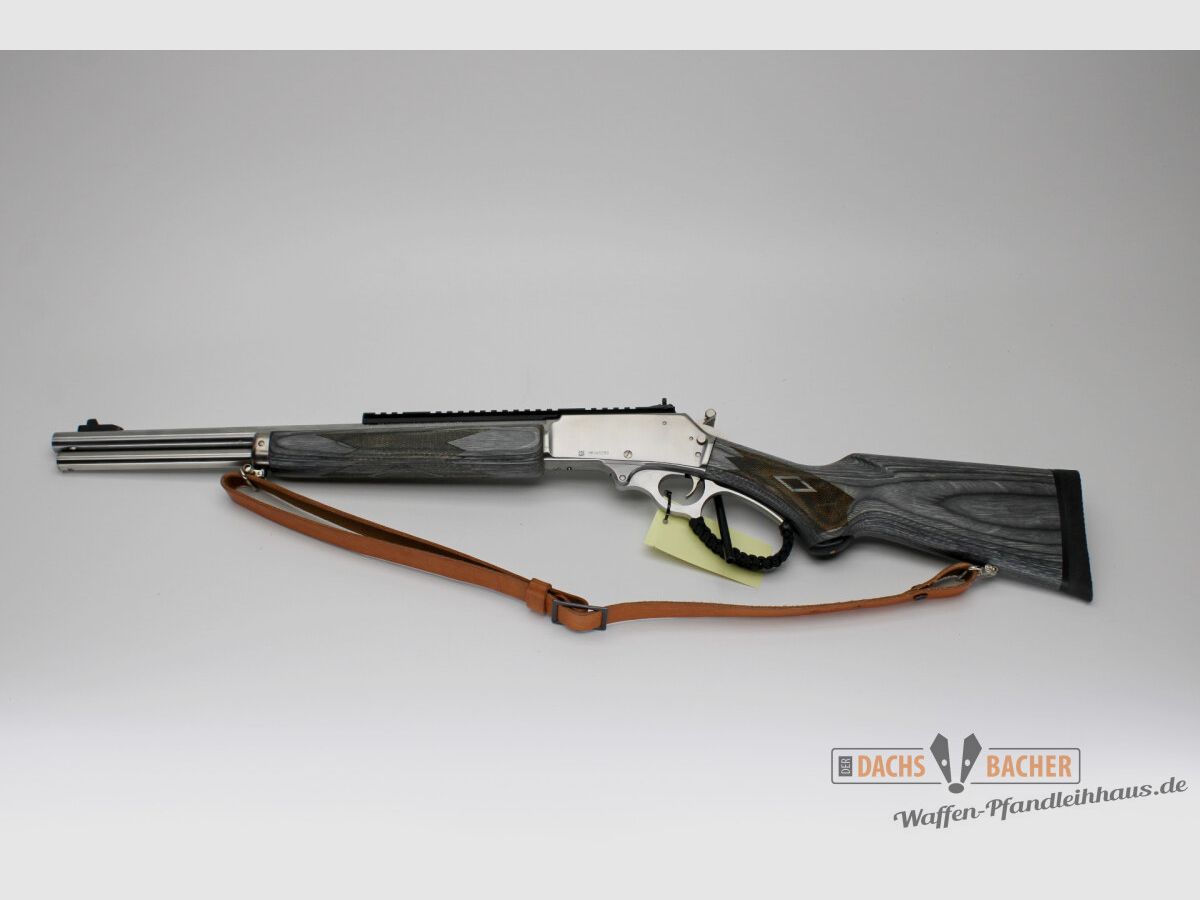 UHR Büchse Marlin 1895 SBL Kal. 45-70 GOV Stainless Lederriemen, Bild 1 von 8