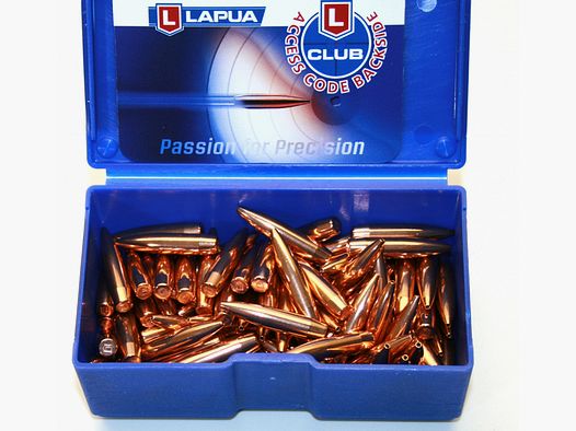 100 Stück LAPUA SCENAR-L OTM HP Hohlspitz Match Geschosse .264 6,5mm | 120grs / 7,8g #GB547 4HL6021