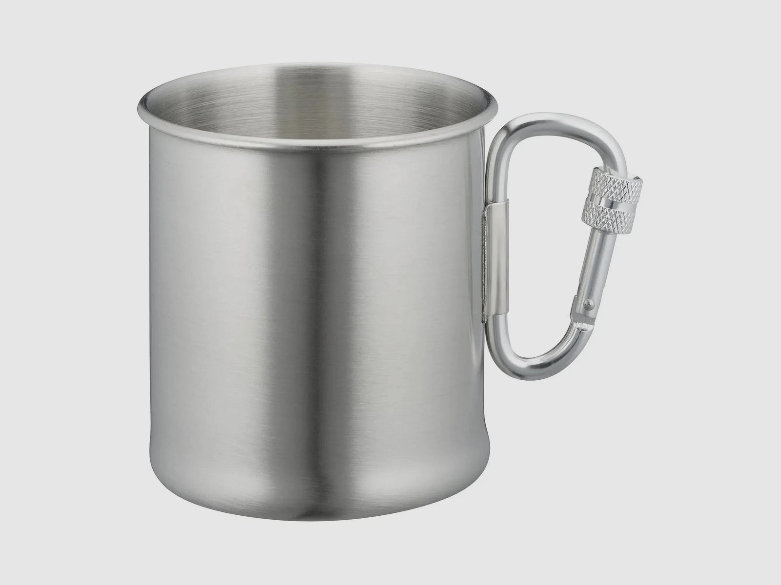 Mil-Tec Mil-Tec Karabinerbecher Edelstahl 250 ml