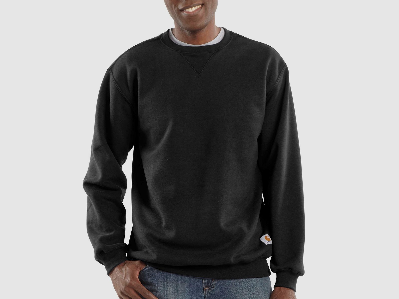Carhartt Midweight Crewneck Sweatshirt Men Black M