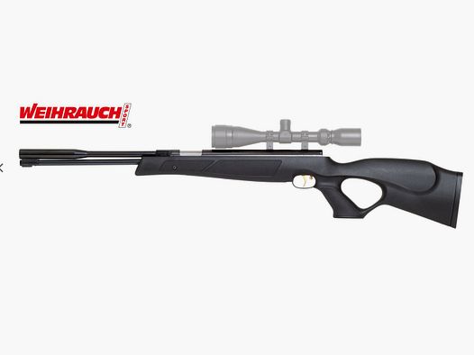 WEIHRAUCH HW97 k BlackLine carabine à air comprimé cal. 4,5 mm crosse trou de pouce