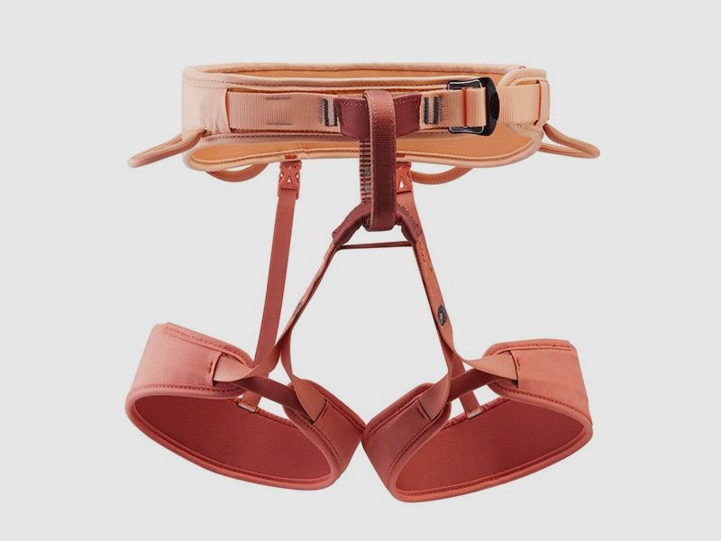 PETZL CORAX LT WOMEN - CORAL SAND | HARNAIS D'ESCALADE ET VIA FERRATA, image 1 sur 2