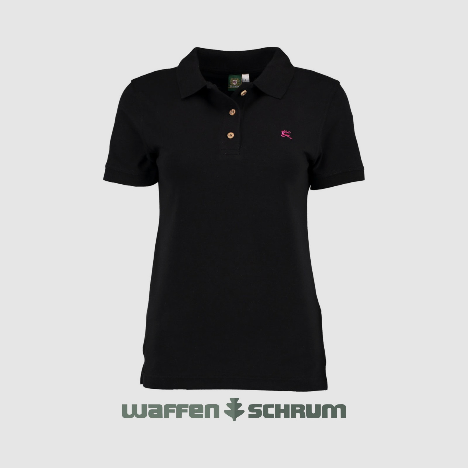 OS Trachten Polo Shirt Deer Embroidery