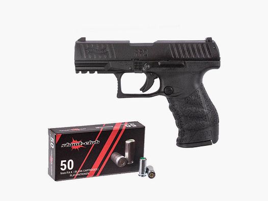 Walther PPQ M2 Black Schreckschuss Pistole 9mm P.A.K inkl. Munition