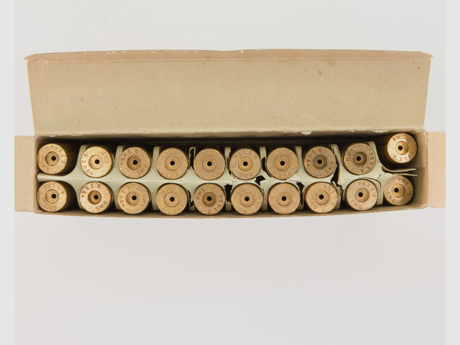 Cartuchos RWS 9,3x64 20 piezas
