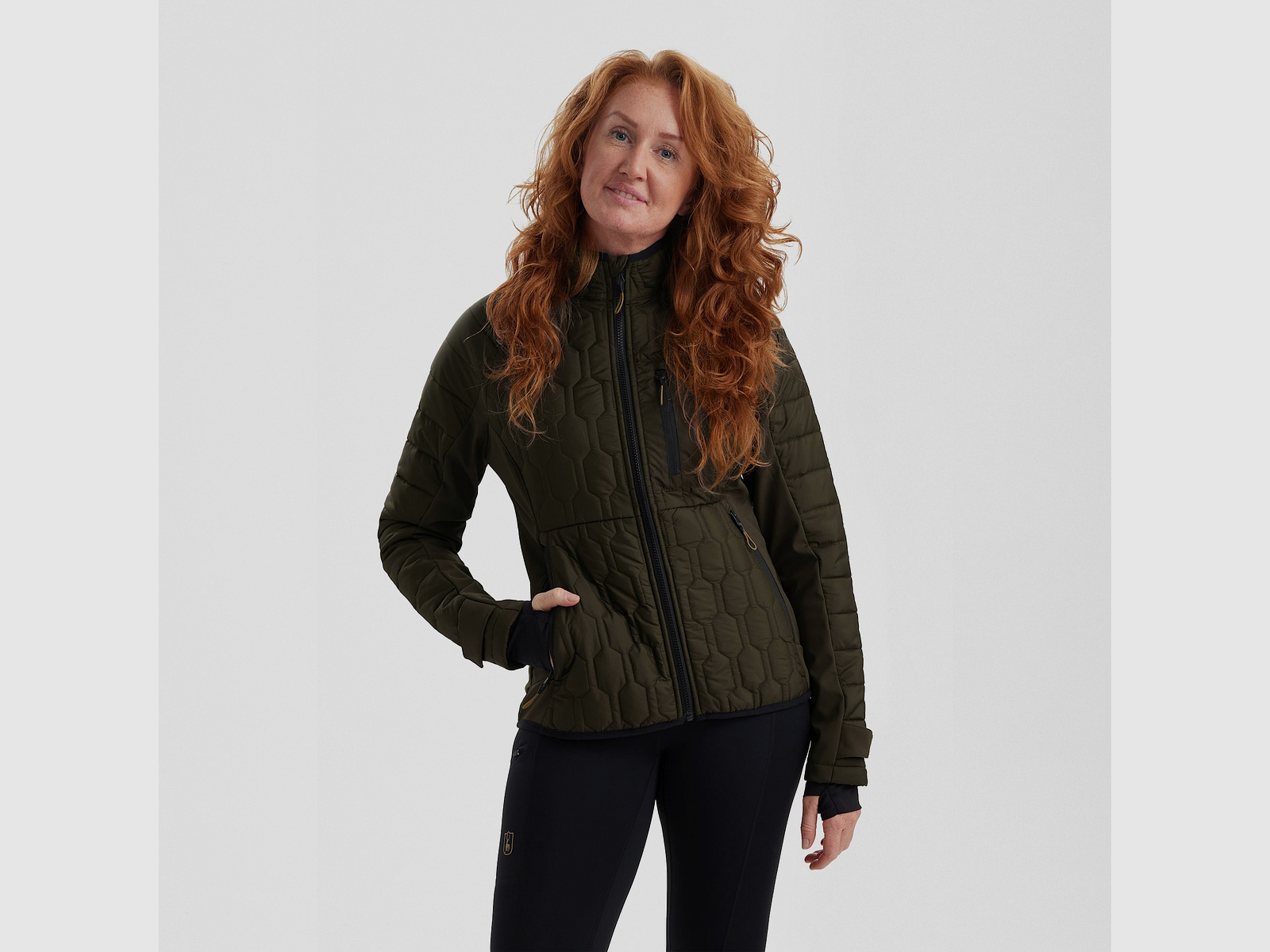 Deerhunter Lady Mossdale Quilted Jacket Forest Green 44