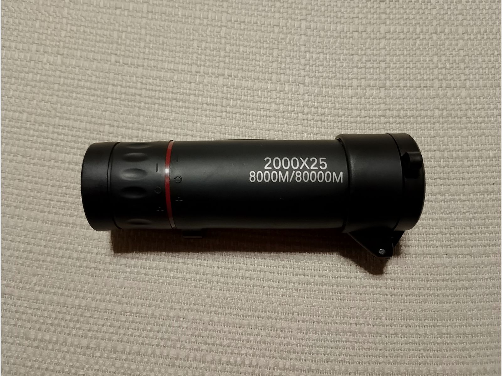 Monocular telescope 2000x25 monocle new with yellow sun protection cap