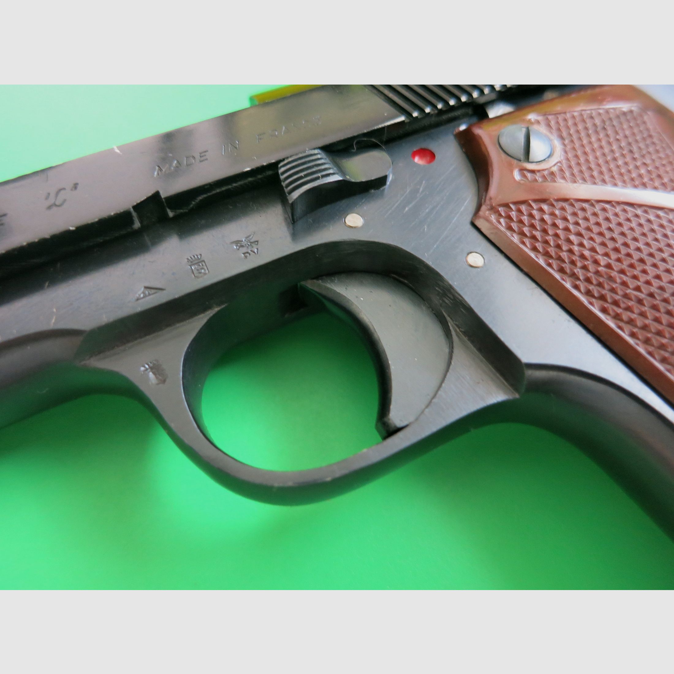 Pistola semiautomática Modelo "L" (Armes Unique MAPF), Cal. 22 lfB, Caja + Instrucciones      #60, imagen 5 de 11