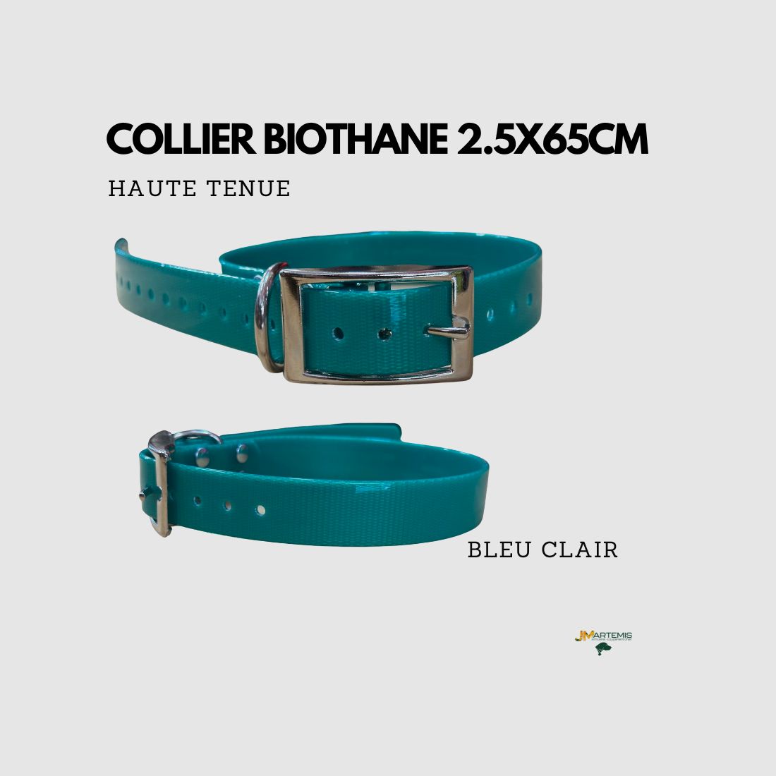 Halsband für Hunde Biothane Größe 2,5x65cm hohe Festigkeit, Bild 15 von 16