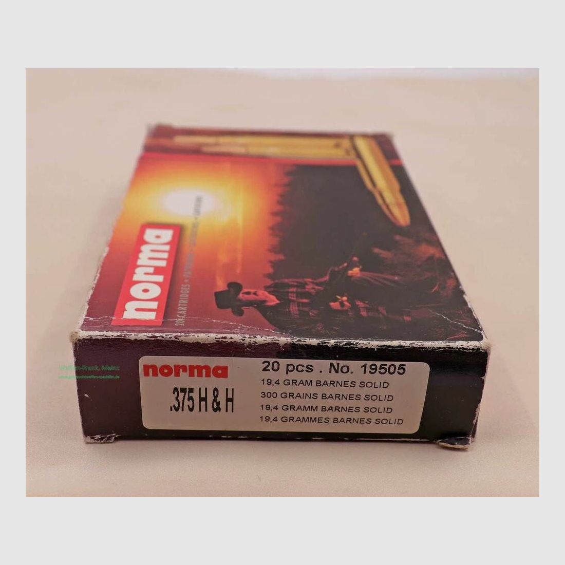 Cartouches de fusil Norma .375 H&H Mag