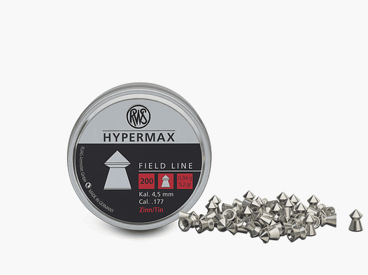 RWS FIELD-L Hypermax Diabolo 4,5 0,34g 200 pz