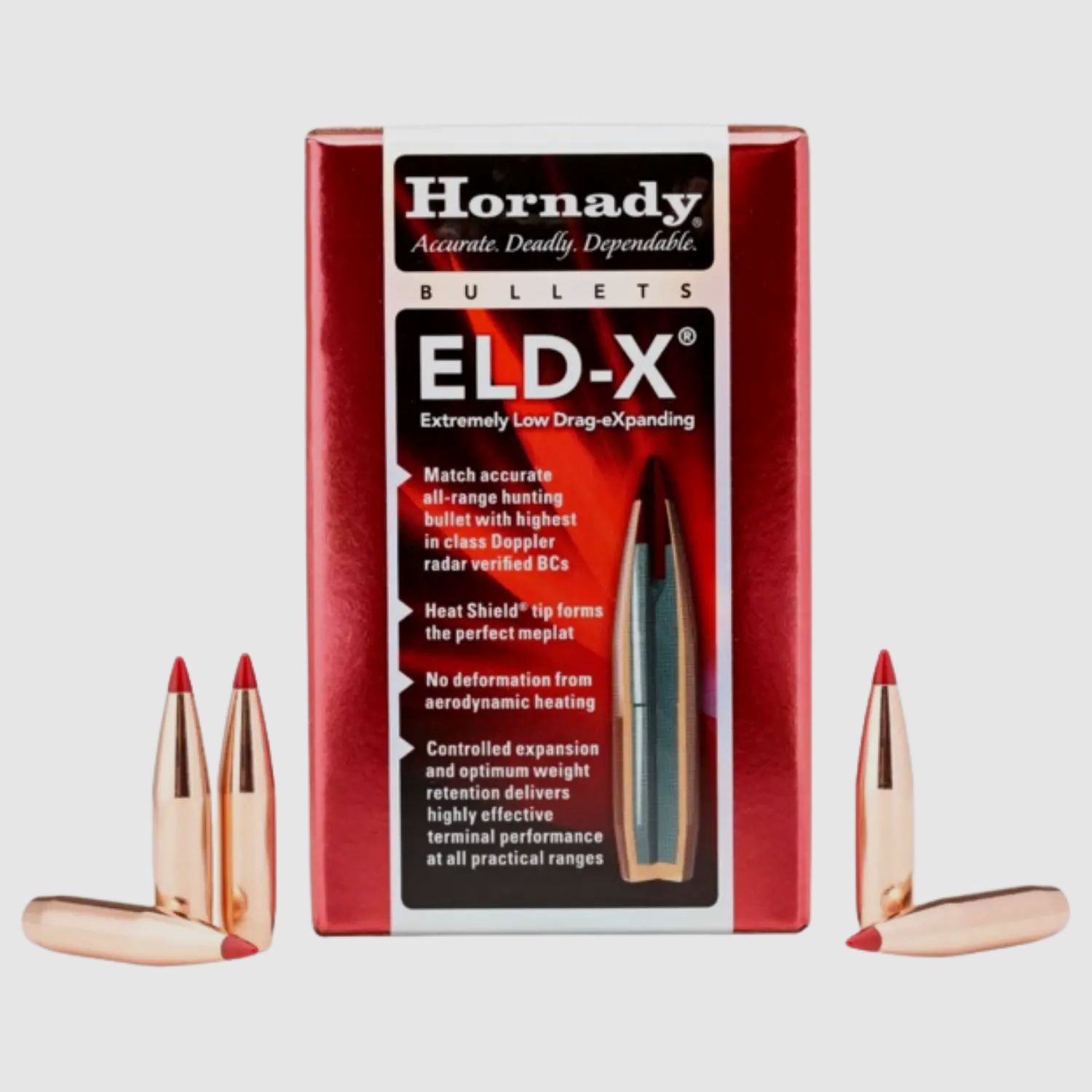 Hornady Bullets 6.5mm (.264) ELD-X 143gr 100 PCS