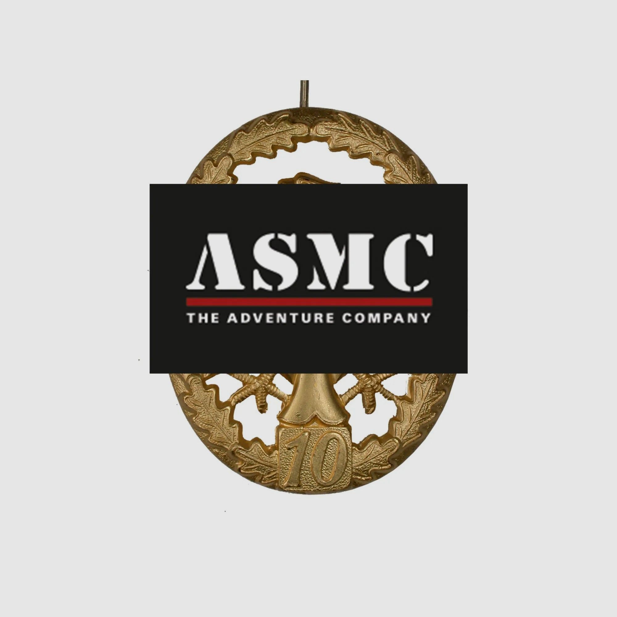 Unbekannt Leistungsabzeichen Metall gold Zahl 10