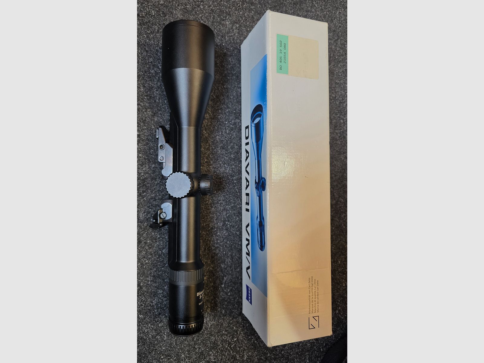 ZEISS Diavari VM 3–12x56 T* Zeiss rail, reticle 80 & red dot sight