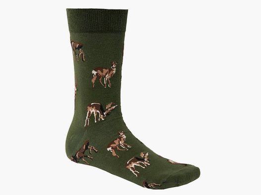 Chevalier Socke Pomeroy Green Deer Marble Green