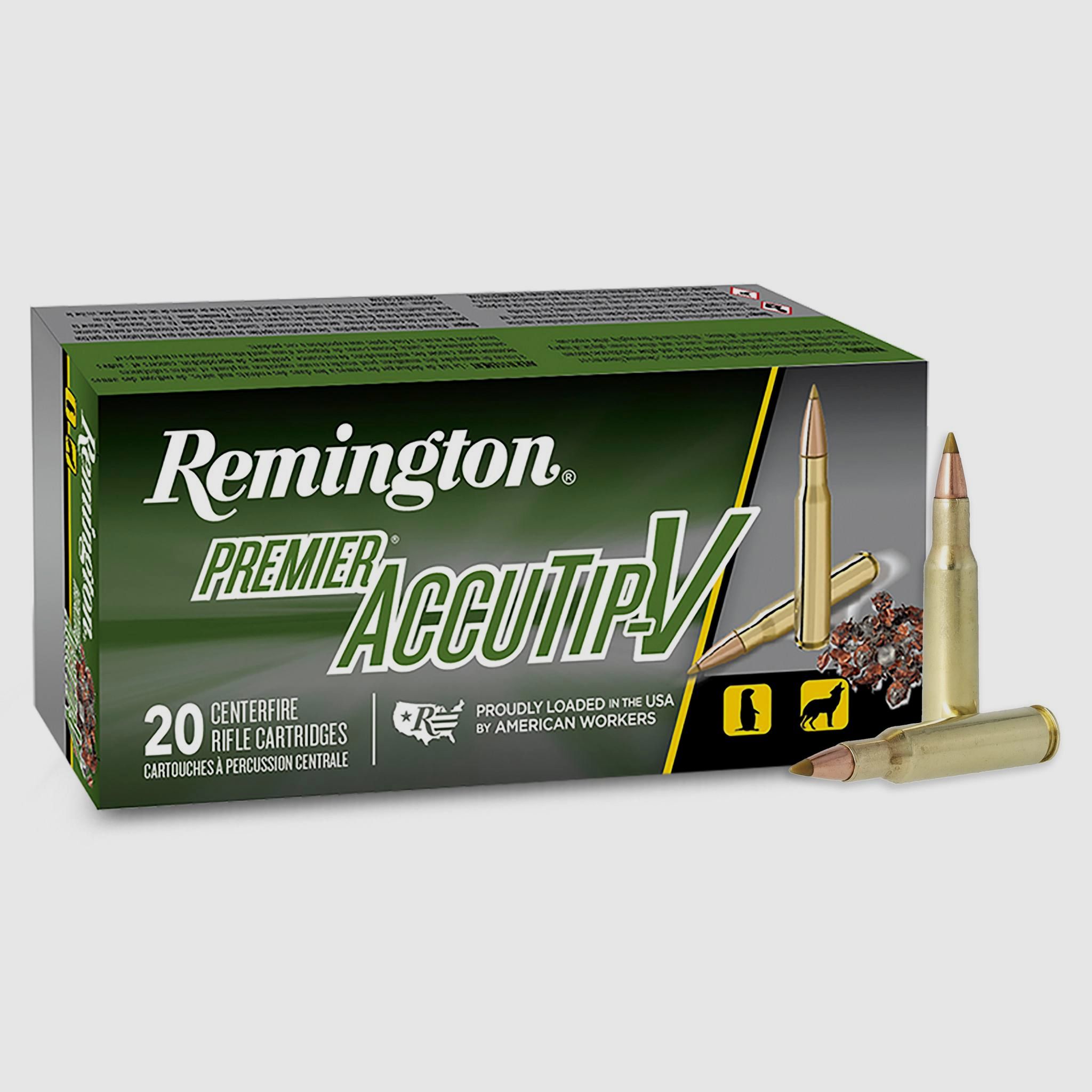 Remington Munitions de Fusil .222 Rem. 3,24g AccuTip-V