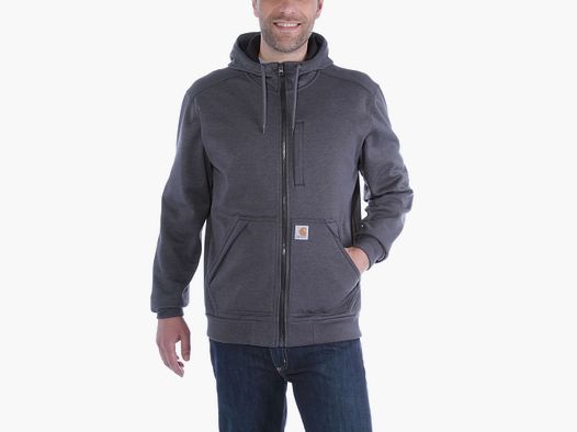 Carhartt Wind Fighter Zip Up Hoodie Men's Carbon Heather XS