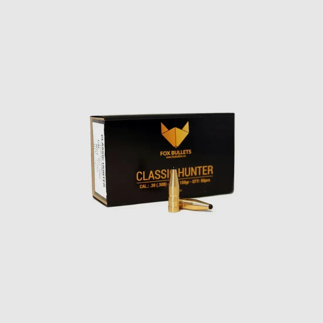 Monolithische Jagdgeschosse Fox Classic Hunter Kaliber .30 (.308), Gewicht 180grs, Bild 3 von 3