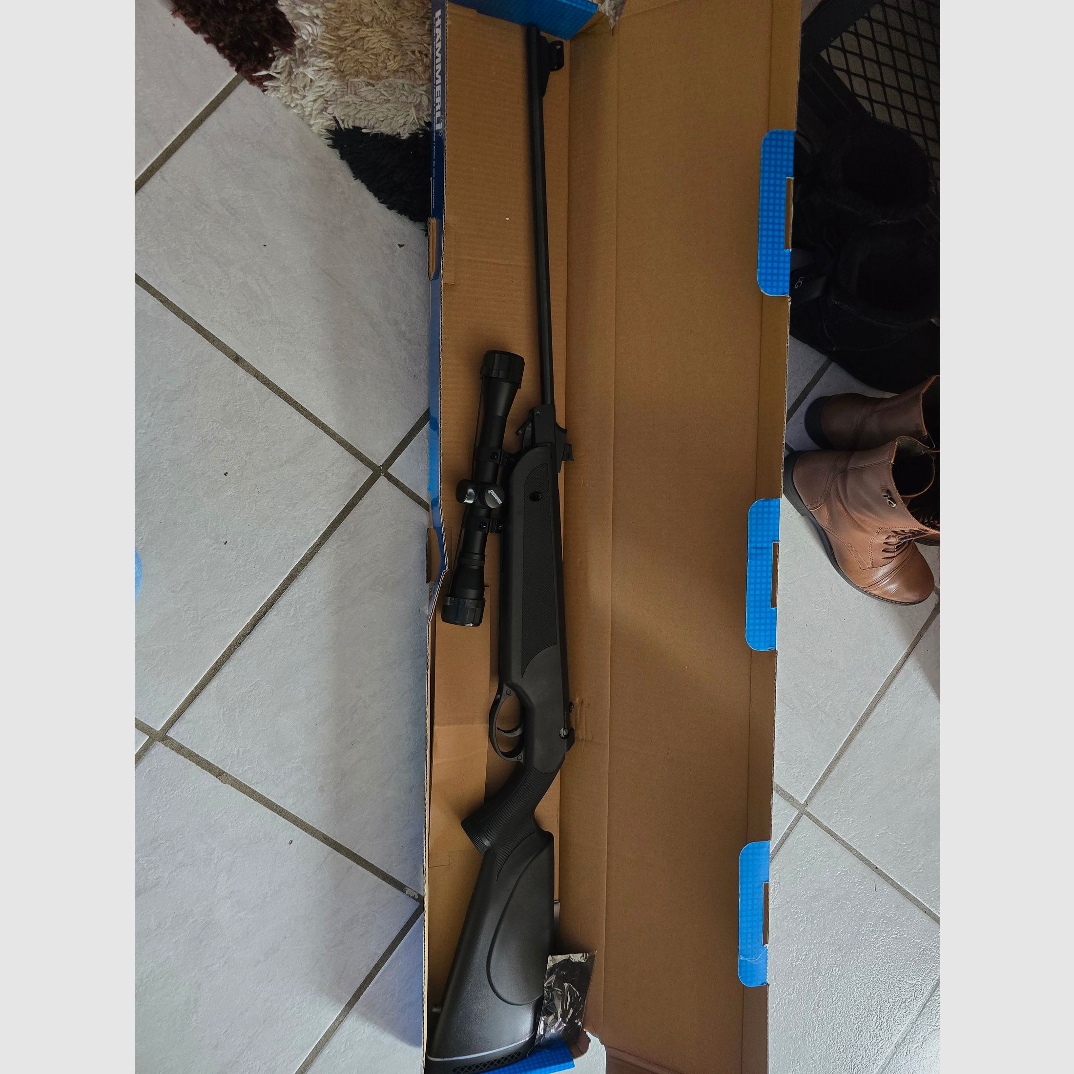 Carabina de aire comprimido de quiebre