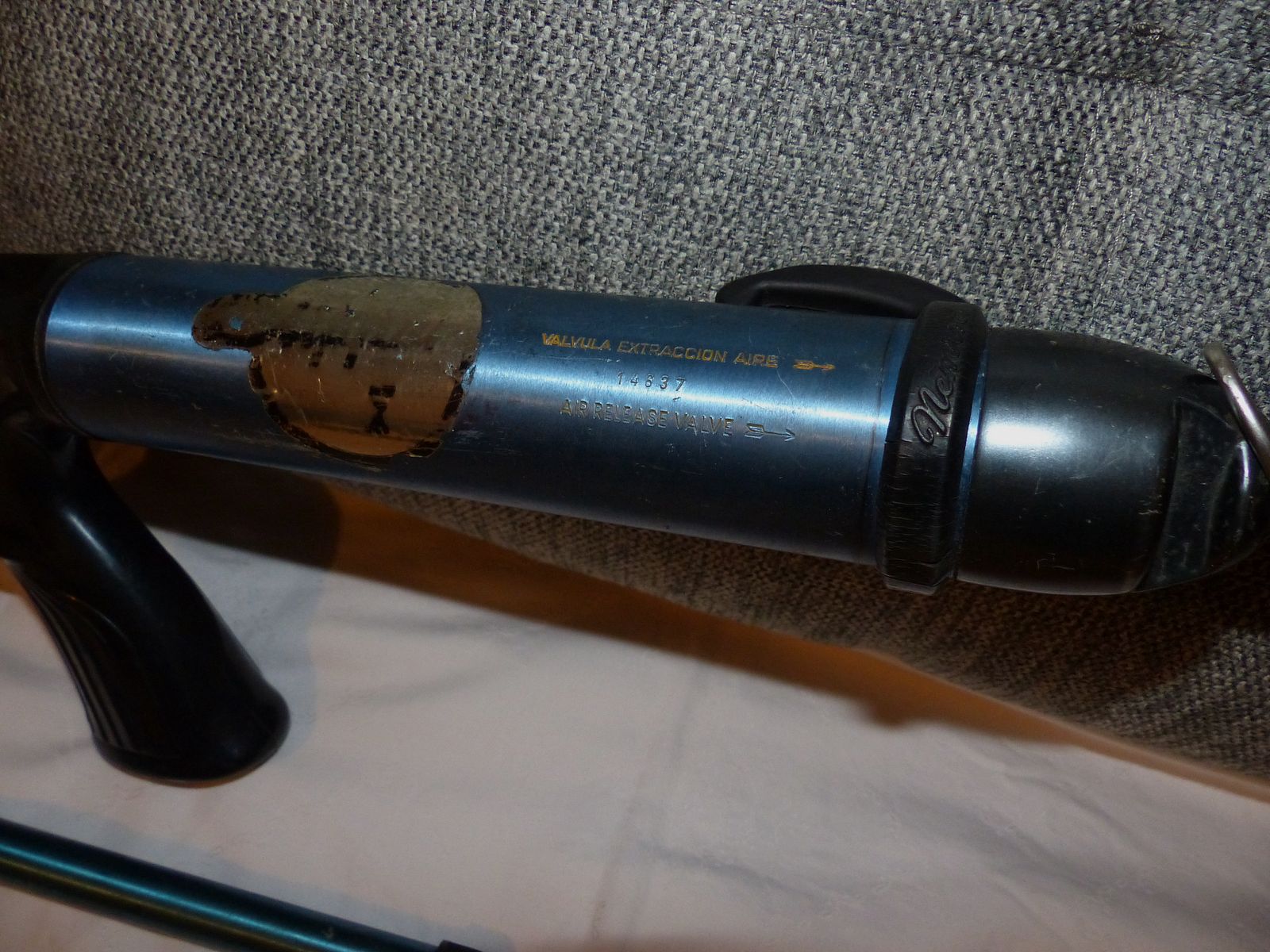 Harpune Speargun Spear Gun Nemrod Clipper mit Speer und Luftpumpe 60er James Bond 007 vintage