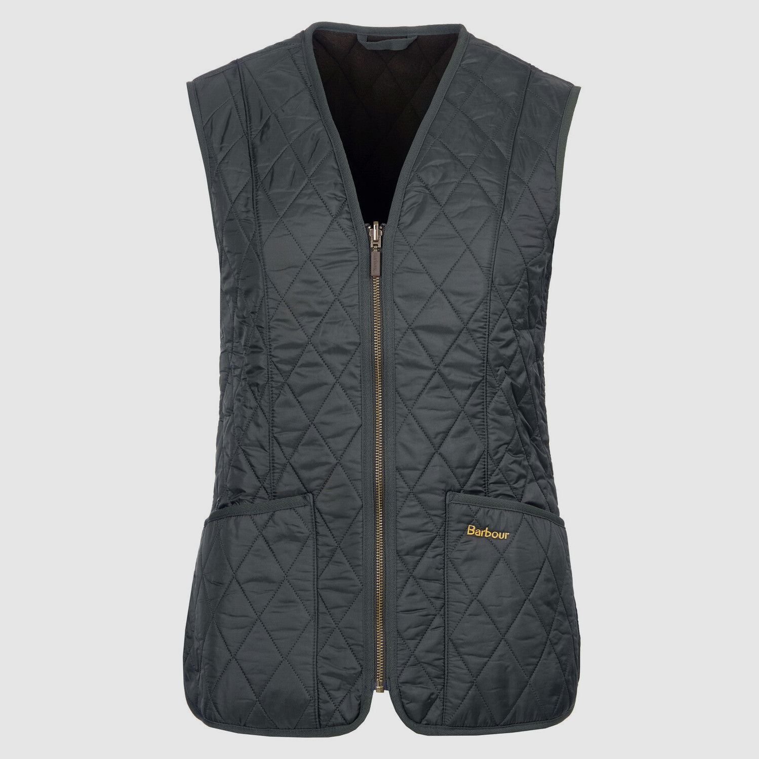 Barbour pikowane kamizelka z podszewką z polaru Betty