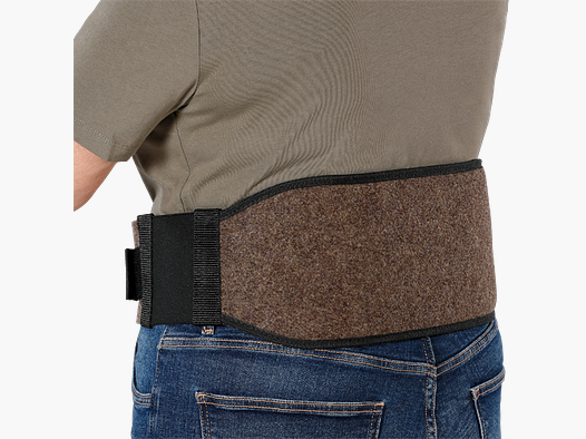 Back warmer – kidney warmer made of wool felt with pocket