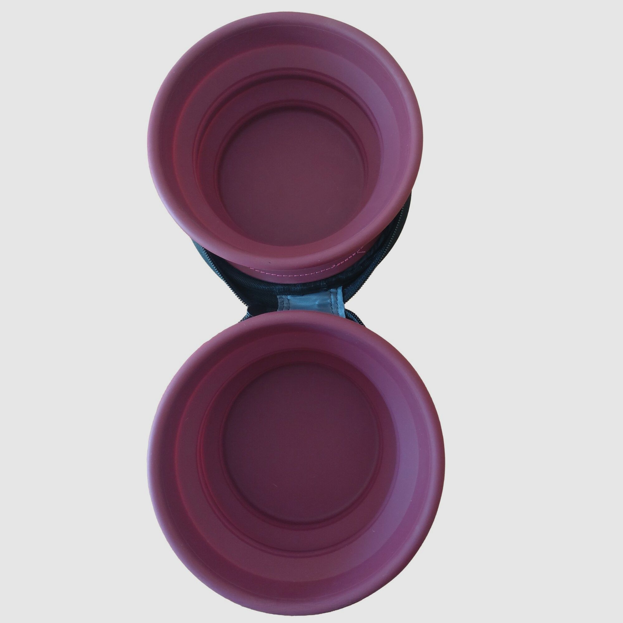 Juego de cuencos plegables para mascotas, rosa, imagen 3 de 3