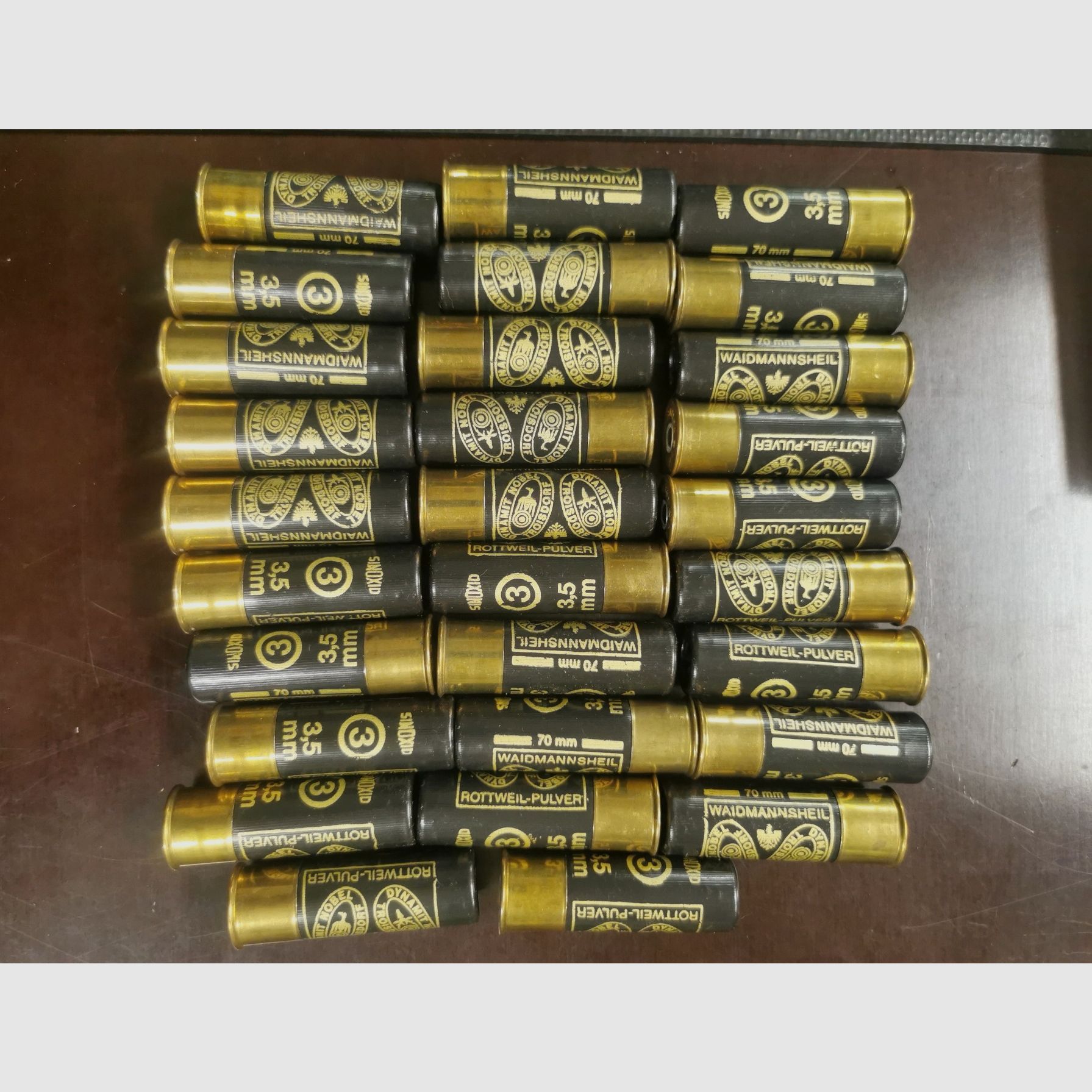 Shot 16/70 and 16/67.5