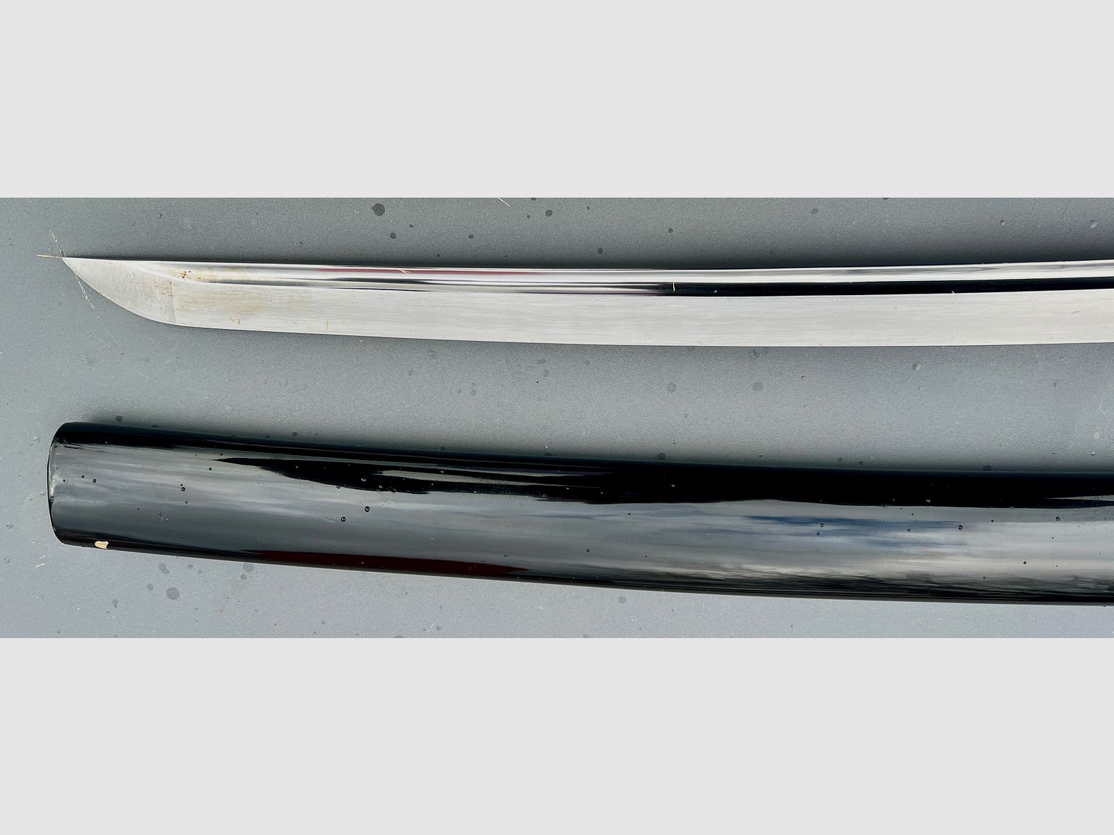 Dernière légende Mikusa 4000 Katana — 73 cm Nagasa / lame différentiée pliée / rare de collection (pas Hanwei / Paul Chen Cold Steel Tozando Nosyudo Minosaka Kaneie Yoshindo Yoshihara) Bugei Citadel première Oni Forge, image 5 sur 10