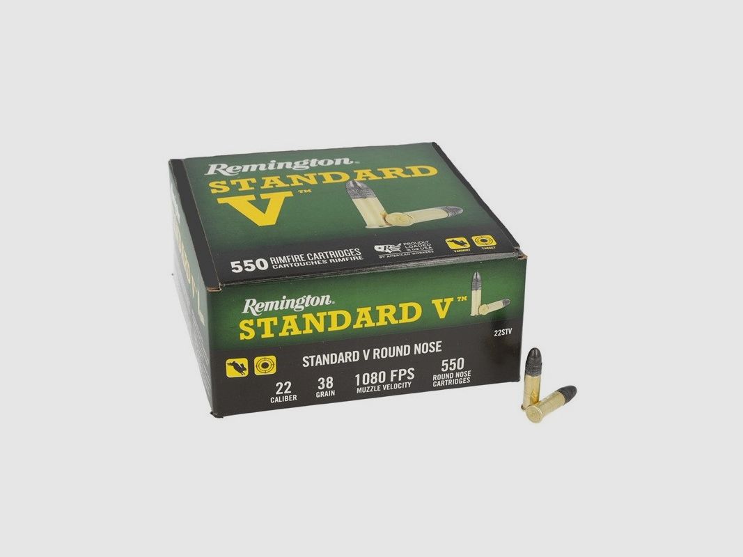 Remington Standard V 38gr HP - 22LR - (x550), afbeelding 1 van 2