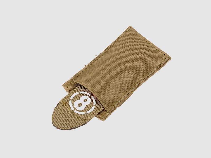 8Fields Airsoft Dead Red Rag Pouch - Coyote