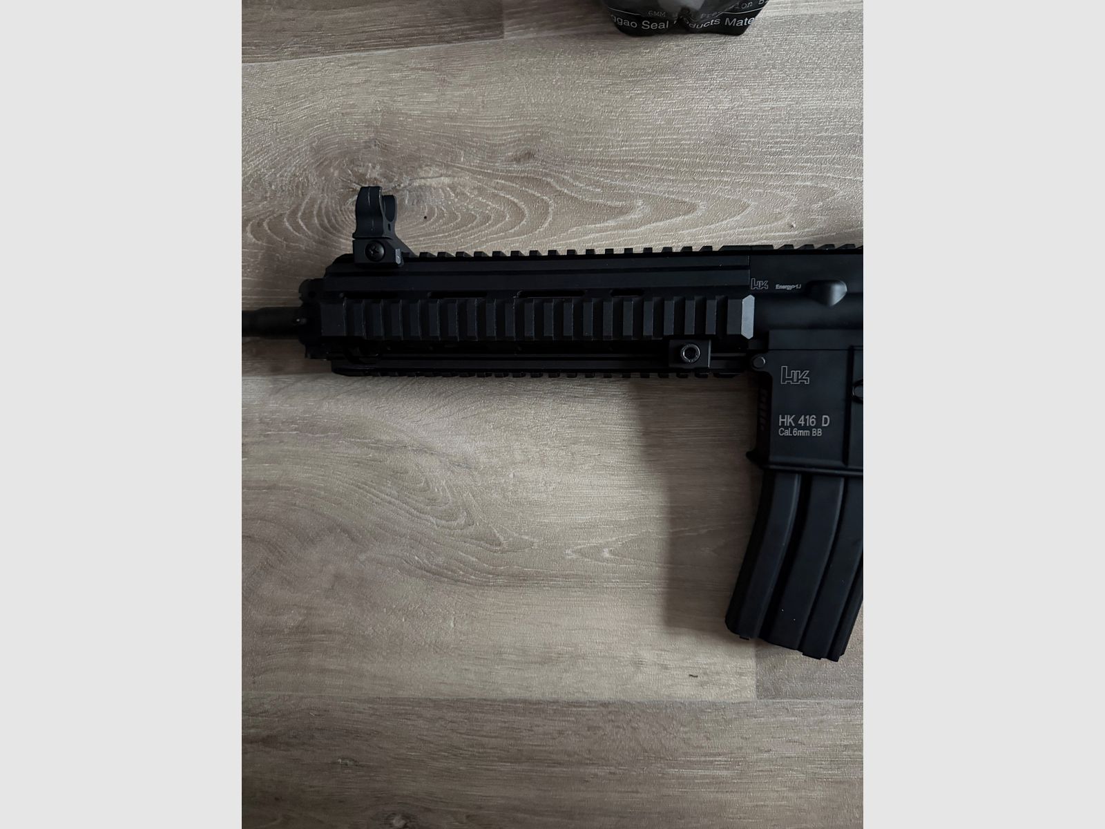 Heckler & Koch HK416 A5 czarny pełnometalowy karabin softair kaliber 6 mm BB gaz Blowback (P18), zdjęcie 10 z 14