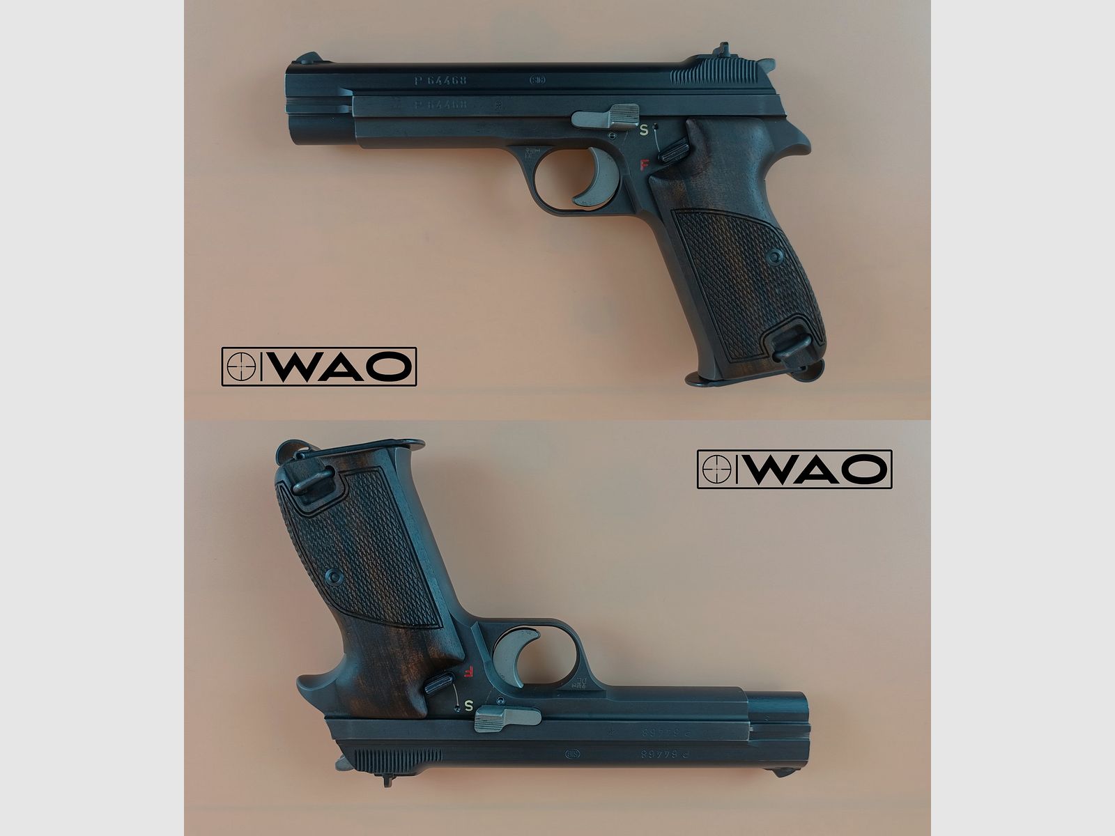 <SIG P210-2, P 210-2, Cal. 9mmLuger *Set con sistema intercambiabile Cal. .22lr*>